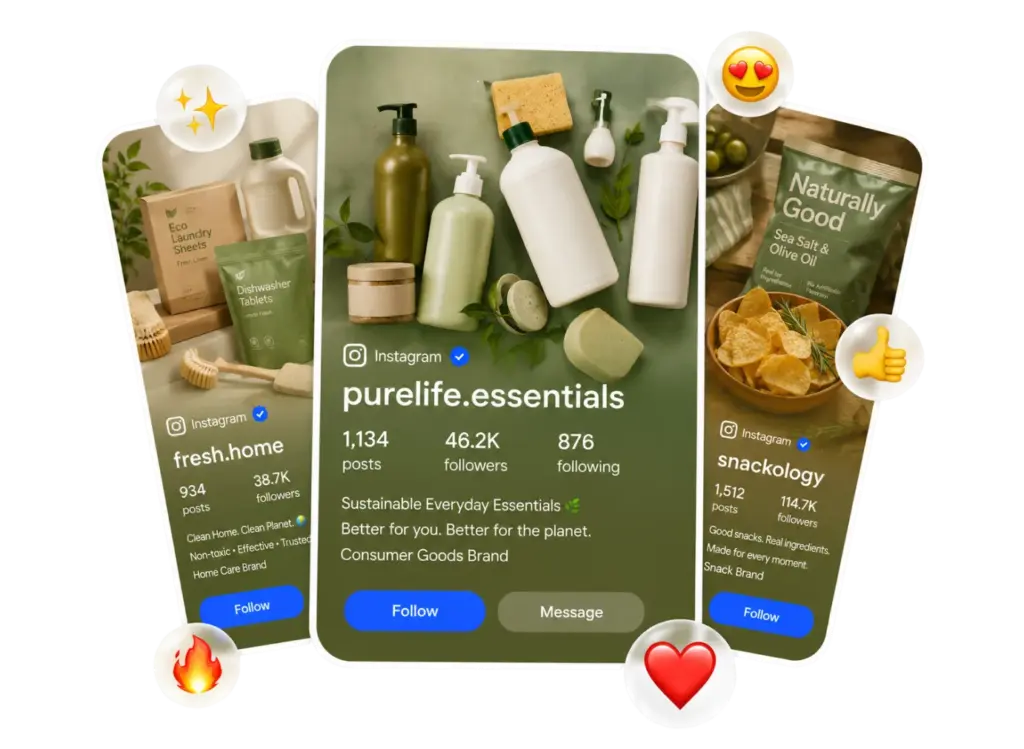Consumer Goods Influencer Marketing Platform