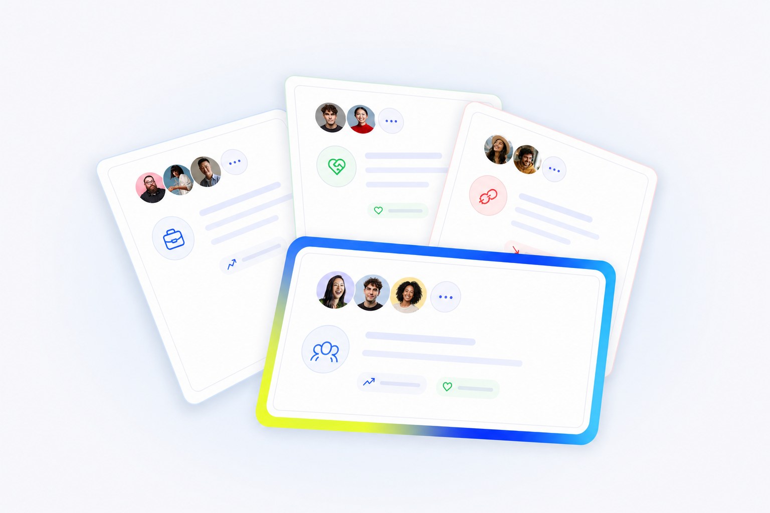 Share of voice in influencer marketing shown as coloured conversation segments